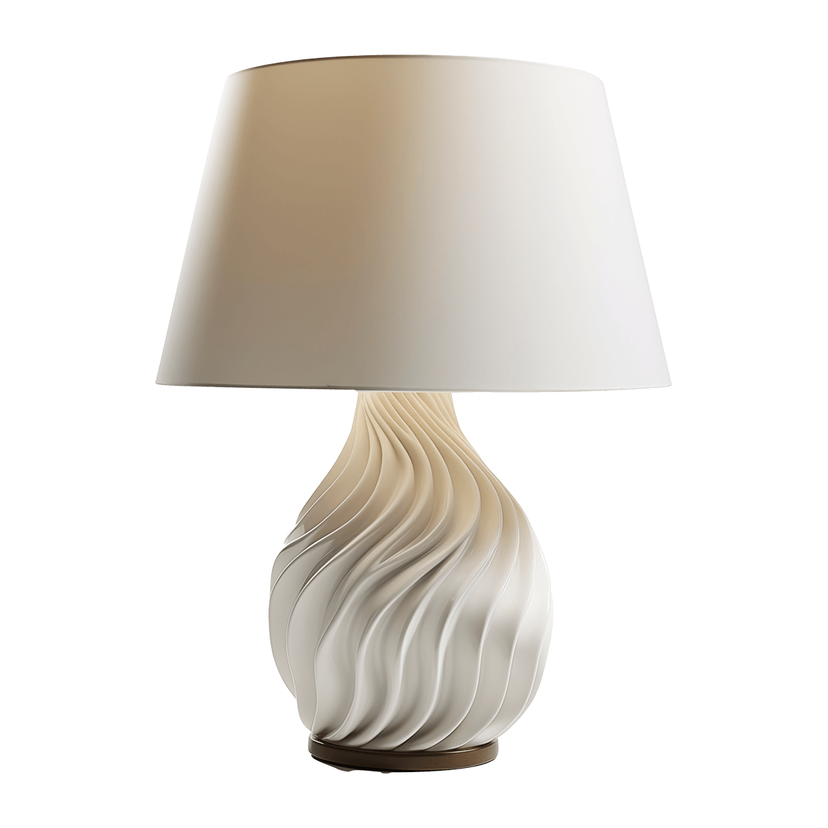 Promenade White Table Lamp - Image 3